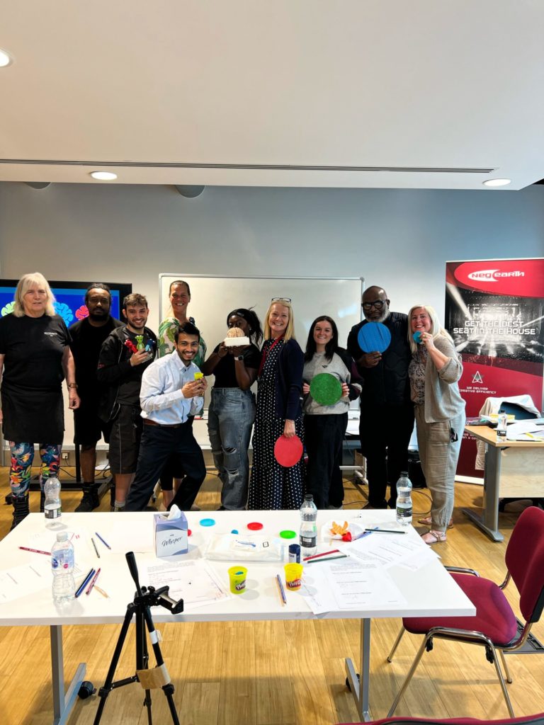 Neg Earth Staff at the mental health workshop with Dr Tamara Russell
